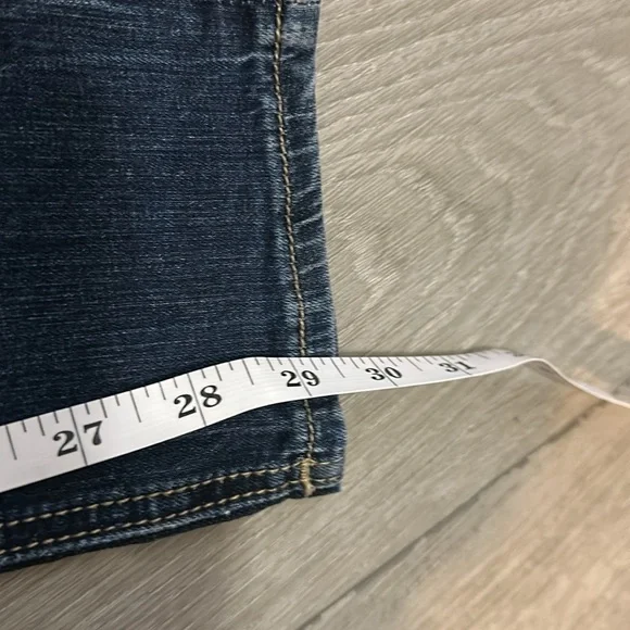 Miss Me Blue Skinny Jeans with Vintage Fading - Picture 8 of 10